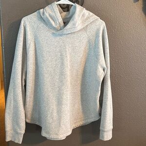 Women’s Eddie Bauer light gray hoodie
